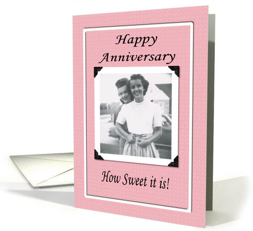 Lesbian Anniversary card (237180)