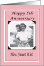 Lesbian Anniversary - 5th card