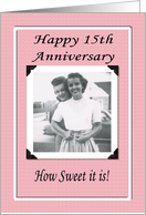 Lesbian Anniversary - 15th card