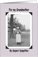 Grandmother Sympathy card