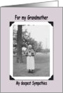 Grandmother Sympathy card