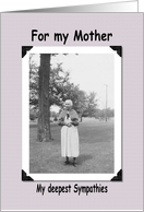 Mother - Sympathy card