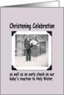Christening Check card
