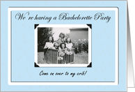 Bachelorette Party Invite card