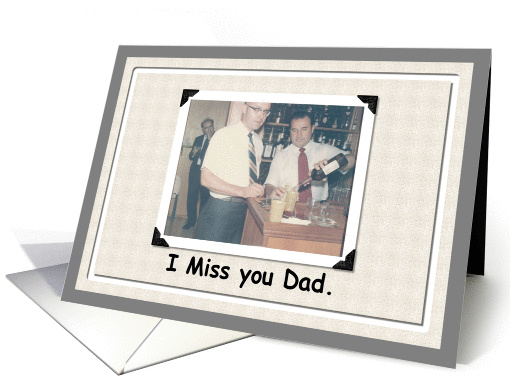 I miss you Dad card (237900)