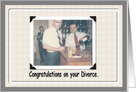 Divorce Congratulations - for a Lady card