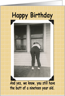 Happy Birthday - FUNNY card