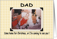 Miss You Dad - from baby card