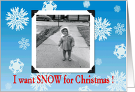 Send SNOW ! card
