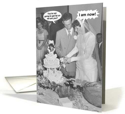 Wedding Congratulations - Funny card (244611)