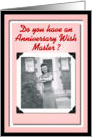 Anniversary Wish Master ? card