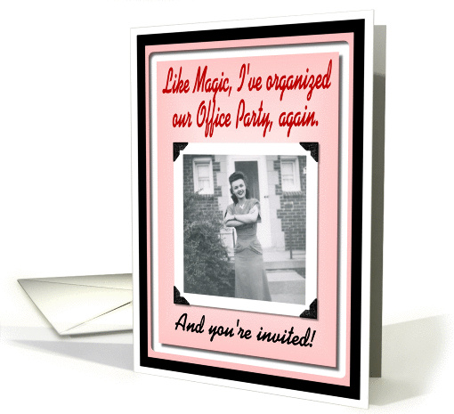 Office Party Invitation card (246019)