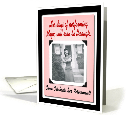 Retirement Invitation card (246023)