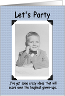 Let’s Party - Funny card