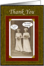 Thank you Bridesmaids card