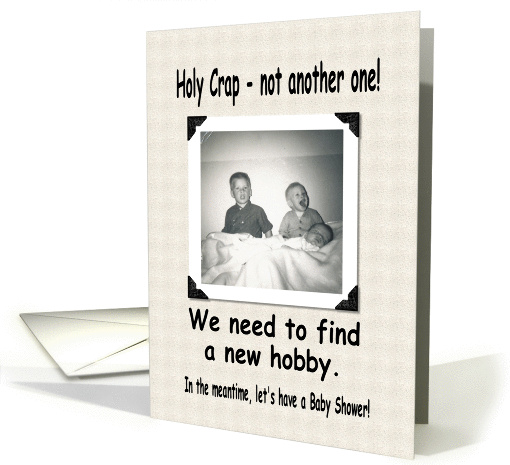Holy Crap - Baby Shower card (246403)