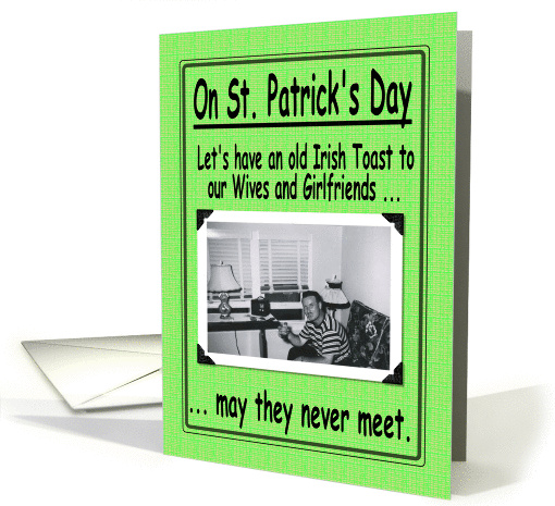 St. Patricks day - FUNNY card (246573)