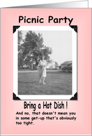 Picnic Party Invitation card