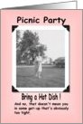 Picnic Party Invitation card