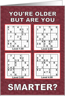 Sudoku Getting Older...