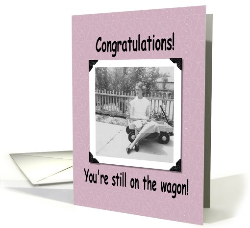 12 Step Recovery Congratulations card (248807)