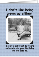 Birthday Fun 30 years ago card