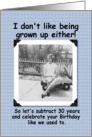 Birthday Fun 30 years ago card