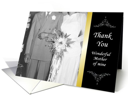 Thank you Mother from Bride with Poem card (250110)