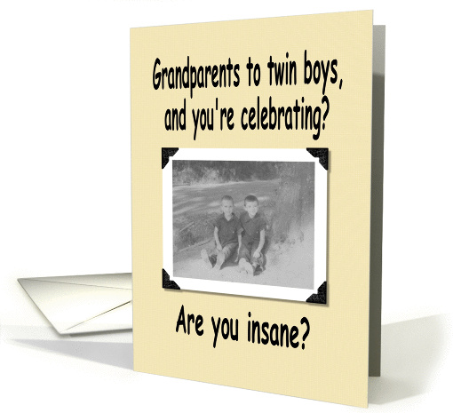 Grandparents to Twins II card (251367)