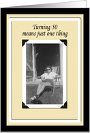 You’re 50 card