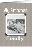 Ah, Retirement Finally card
