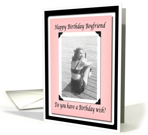 Boyfriend Birthday card (251854)