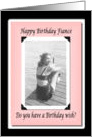 Fiance Birthday card