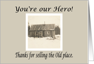 Thank You Realtor card