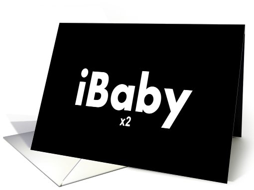 iBaby Twins! Announcement card (252572)