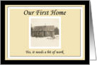 Weve moved - First home card