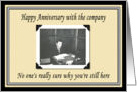 Happy Anniversary employee card