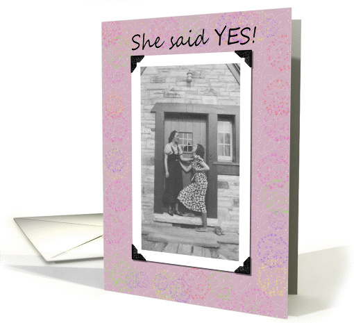 She Said YES card (260848)