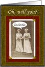 Be my Maid of Honor? card