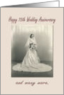 Happy 75th wedding anniversary card