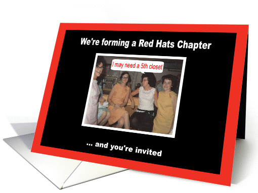 Red Hat chapter - Invite card (355750)