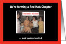 Red Hat chapter - Invite card