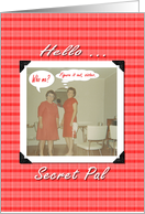 Red Hat Secret Pal card