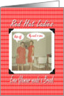 Red Hat Ladies - Funny card