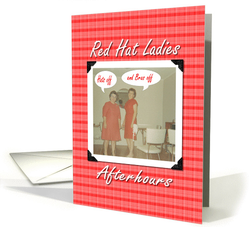 Red Hat Ladies II - Funny card (355892)