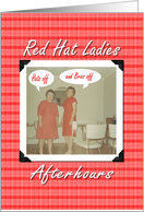 Red Hat Ladies II - Funny card