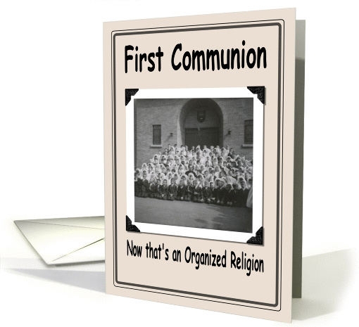 First Communion - Funny card (356151)