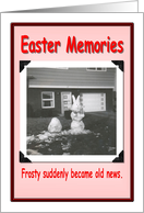 Frosty Recycled - Funny card