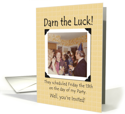 Friday the 13th party invitation card (358493)
