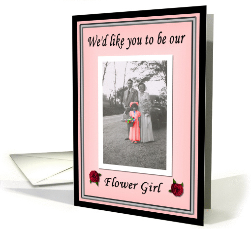 Flower Girl card (358745)